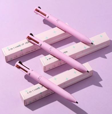 Stylo Beauté 4-en-1 : Votre Trousse de Maquillage Complète en un Clic